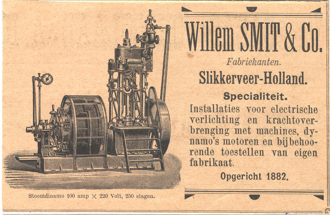 Advertentie Smit Slikkerveer 1894