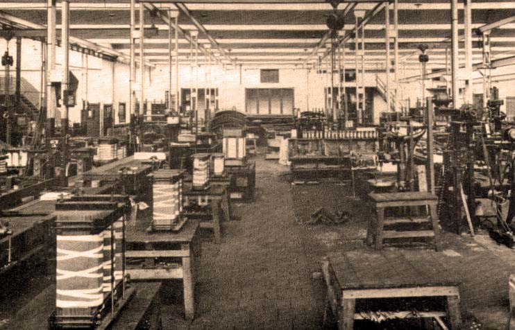 Kijkje in de fabriek 1913