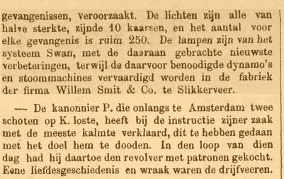 Gevangenisgenerator Smit Slikkerveer 25-11-1884
