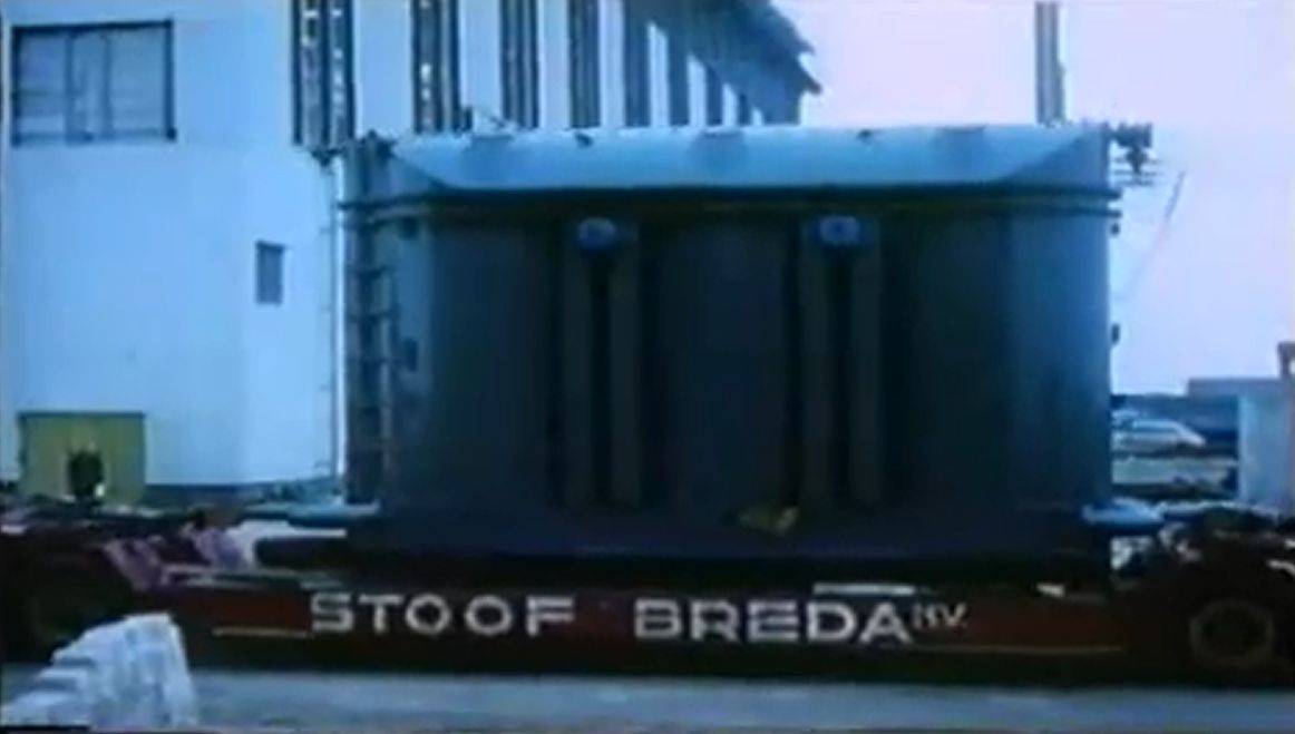 Transformatoren voor de Flevo centrale 1964