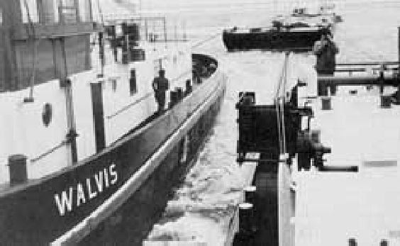 Ijsbreker Walvis rond 1950