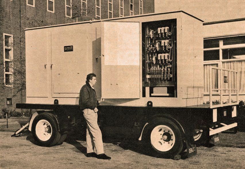 Mobiele gloei installatie 1963