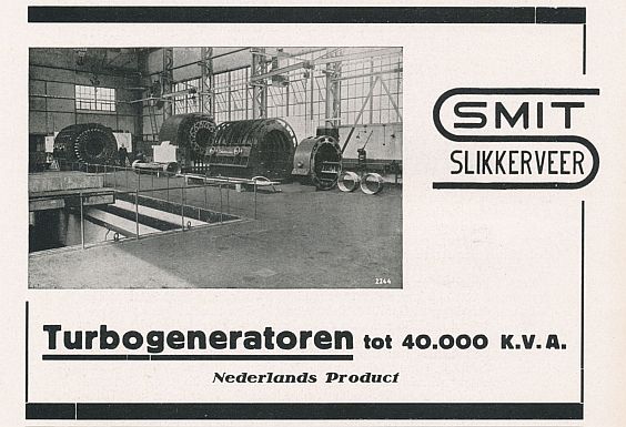 Reclame Smit Slikkerveer 1940