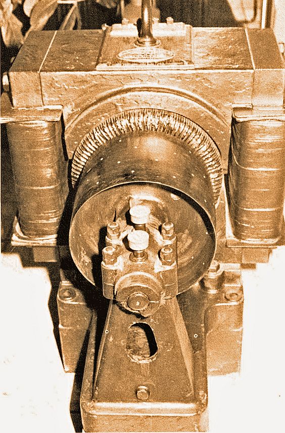Generator t.b.v. elektrische verlichting Nijmegen 1886