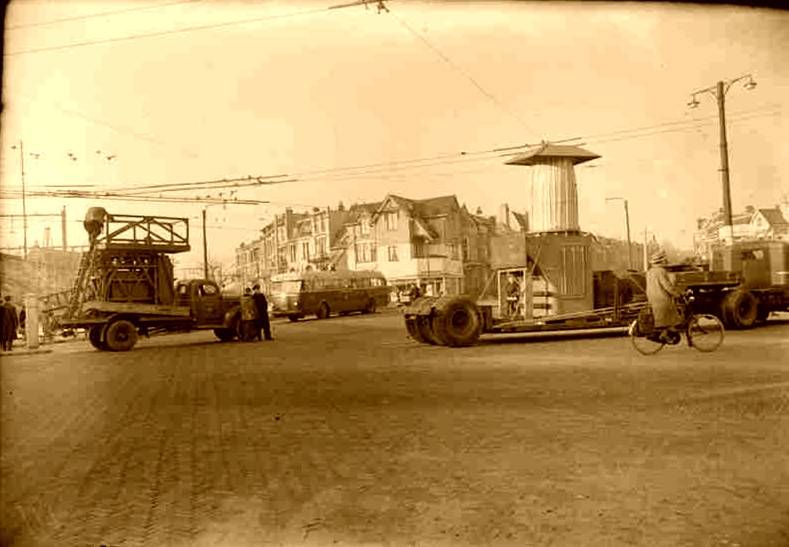 Vervoer regelschakelaar  Veenendaal 1953