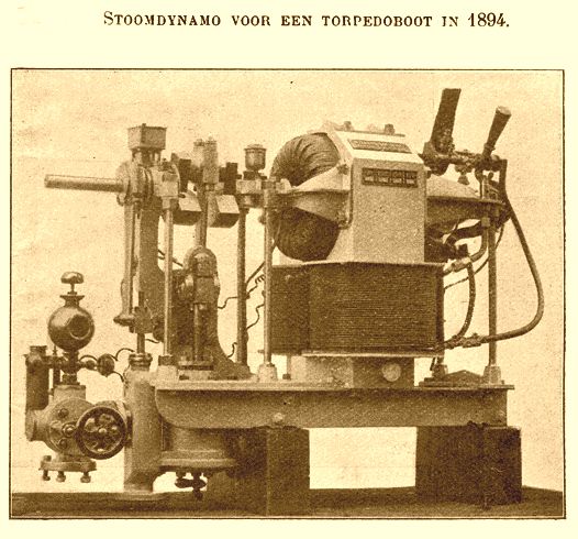 Stoomdynamo tbv torpedoboot 1894 (Smit SLikkerveer)